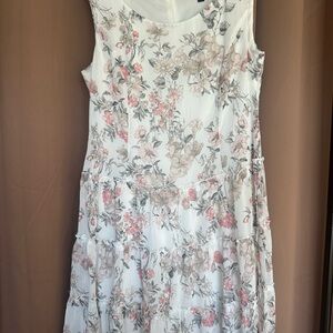Connected Apparel Floral Knee Length Dress 12P